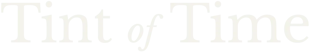 Tint of Time logo in light version